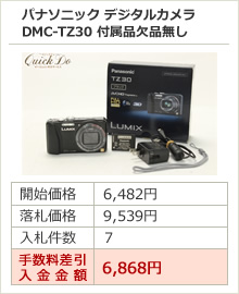 ナパナソニック デジタルカメラ DMC-TZ30 付属品欠品無し