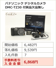 ナパナソニック デジタルカメラ DMC-TZ30 付属品欠品無し
