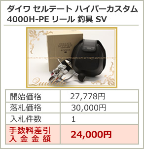 ダイワ セルテート ハイパーカスタム 4000H-PE リール 釣具 SV